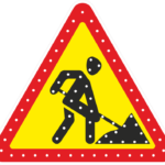 Светодиодный дорожный знак 1.25 «Дорожные работы»