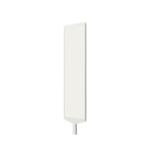 Тело пластиковое дорожного ограждения "Солдатик" [Белое]