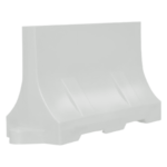 Дорожный барьер водоналивной, пластиковый БВ-1.2-Б (белый)