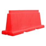 Дорожный барьер водоналивной, пластиковый БВ-В-1.5-К (красный, вкладывающийся)