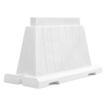 Дорожный блок водоналивной, пластиковый БВ-В-1.2-Б (белый, вкладывающийся)