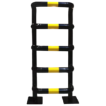 Нестандартный металлический колесоотбойник [для парковки]