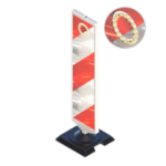 Пластиковое дорожное ограждение Солдатик со светодиодным фонарем (Односторонний)