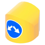 Пластиковый осевой дорожный разделительный буфер БД-2